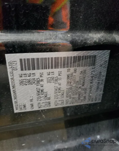 2023 Nissan Rogue S from USA, damaged, VIN 5N1BT3AA4PC864711